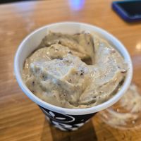 Dubai chocolate milk shake (delicious!!!!) at Plant Power Fast Food in Sacramento