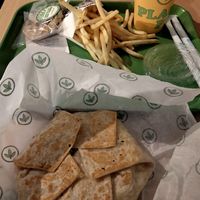 Munch Wrap at Plant Power Fast Food in Sacramento