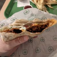 Munch wrap at Plant Power Fast Food in Sacramento