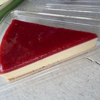 Strawberry cheesecake 🍓   at Plant Power Fast Food in Sacramento