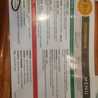 2nd menu at Felipe's Mexican Taqueria in Naples