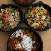 Vegan pasta gerechten. Super lekker!   at Sassy's in Oostende