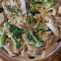 Vegan Kip pasta   at Sassy's in Oostende