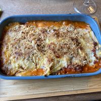 Vegan lasagne bolognaise  at Sassy's in Oostende