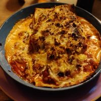 Vegan lasagne at Sassy's in Oostende