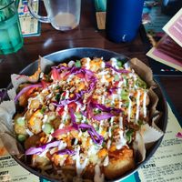 Chicken loaded tator tots at Mexicali in Holmfirth