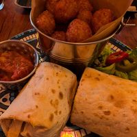 Burrito + tots at Mexicali in Holmfirth