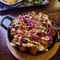 Loaded tator tots at Mexicali in Holmfirth