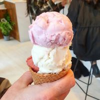 Parma violet, coconut, cherry cola at Lick in Holmfirth