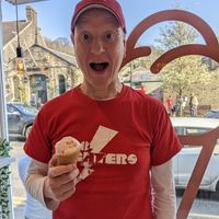 Turkish delight in a cone at Lick in Holmfirth