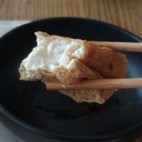 Fried silken tofu at Itto - Stoke Newington in North London