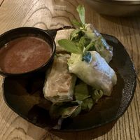Summer rolls   at Itto - Stoke Newington in North London