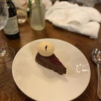 vegan chocolate torte  at The Betsey Wynne in Swanbourne