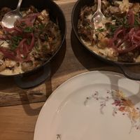 Hoofdgerecht kastanjes en seitan  at Cometa in Amsterdam