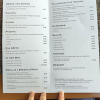 Karte 2/3; 16.09.25 at Vegano in Wohlen