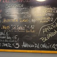 Menu at Col Cavolo - Vegan Bistrot in Rome