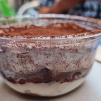 Vegan tiramisu at Col Cavolo - Vegan Bistrot in Rome