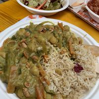 Curry with rice  at Col Cavolo - Vegan Bistrot in Rome