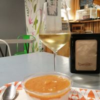 Cheesecake ai cachi at Col Cavolo - Vegan Bistrot in Rome