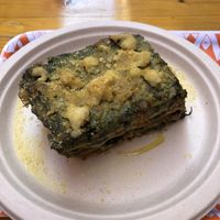 White sauce lasagna   at Col Cavolo - Vegan Bistrot in Rome