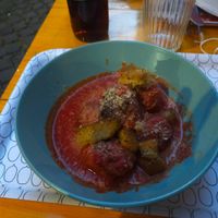 Polpette al sugo at Col Cavolo - Vegan Bistrot in Rome