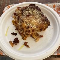 Lasagna with seitan  at Col Cavolo - Vegan Bistrot in Rome