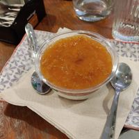 Cheesecake alle pesche at Col Cavolo - Vegan Bistrot in Rome