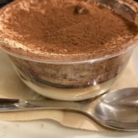 vegan tiramisu at Col Cavolo - Vegan Bistrot in Rome