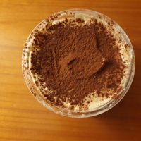 Tiramisu at Col Cavolo - Vegan Bistrot in Rome