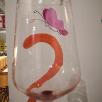 Empty glass 🍷😮 at Col Cavolo - Vegan Bistrot in Rome