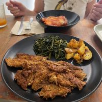 Seitan steak  at Col Cavolo - Vegan Bistrot in Rome