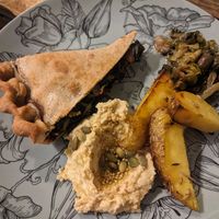 Erbazzone at Col Cavolo - Vegan Bistrot in Rome