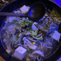 Veggie ramon no egg aka vegan ramon   at Shin Japanese Restaurant in Oxford