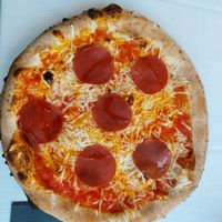 Pizza (spicy) at La Soffitta Renovatio in Rome