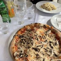 Tasty vegan pizza   at La Soffitta Renovatio in Rome