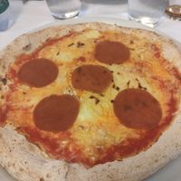 Excelente restaurante con una carta vegana separada, muy bien de precio!  Pizza vegana - el mejor queso fundido que he probado en mucho tiempo at La Soffitta Renovatio in Rome