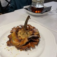 Carciofi alla giudia  at La Soffitta Renovatio in Rome