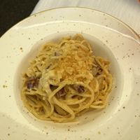 carbonara  at La Soffitta Renovatio in Rome