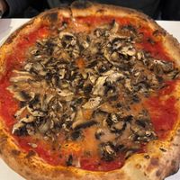Funghi Pizza (Mushroom pizza)  at La Soffitta Renovatio in Rome