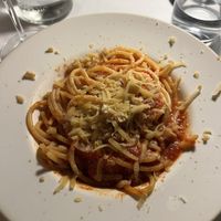 vegan amatriciana  at La Soffitta Renovatio in Rome