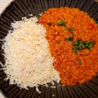 Fruchtiges Dal mit Basmatireis at Gasthof Mohren in Rankweil