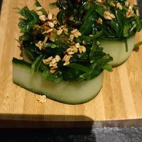 Cucumber and wakame salad at Ma in Larnaca