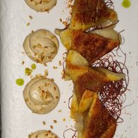 Mushroom gyoza at Ma in Larnaca