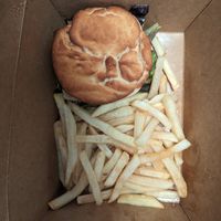 Chickn burger 3/5 at Off the Wheaten Path in Grande Prairie