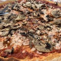 Funghi VG mozzarella   at Pizza Union in North London