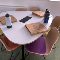   at Pizza Union in North London