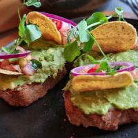 Avocado toast at Beyond Lunchcafé & Patisserie in Nuenen