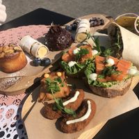 Vegan high tea (soup not pictured)  at Beyond Lunchcafé & Patisserie in Nuenen