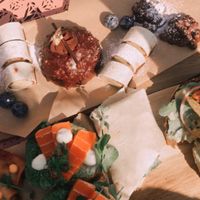 Vegan high tea (soup not pictured)  at Beyond Lunchcafé & Patisserie in Nuenen