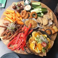 Vegan borrelplank at Beyond Lunchcafé & Patisserie in Nuenen